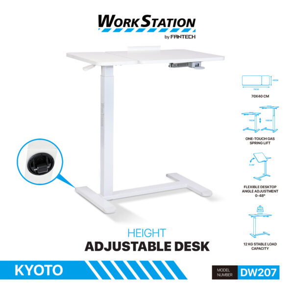 Fantech DW207 KYOTO Height Adjustable Workstation