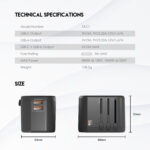 Fantech TAC1 PowerCube Travel Multi Adapter - Image 9