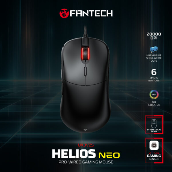 Fantech UX3V2S Helios NEO Pro-Wired Gaming Mouse