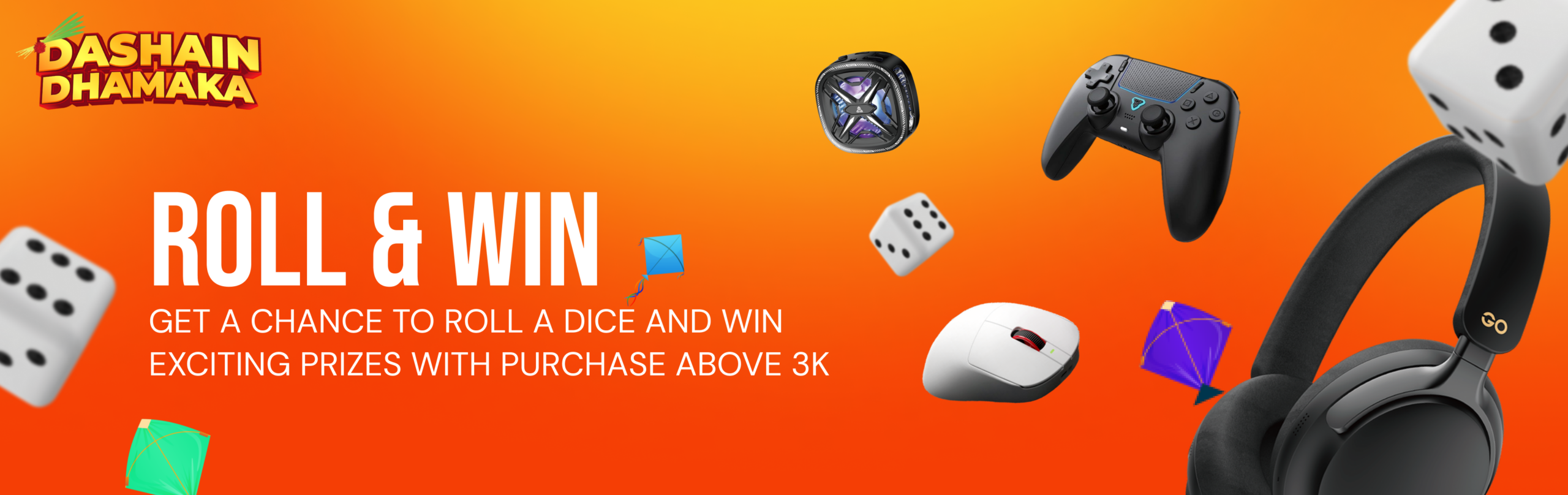 Nepal's No.1 Gaming Brand 3 Roll & Win
